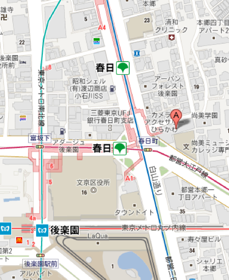 文京区民センター地図
